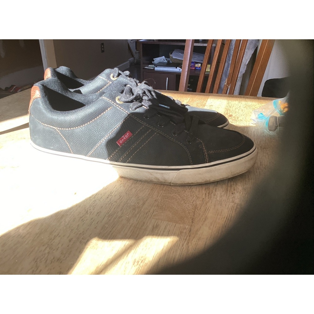 Levi's Ethan C Nappa Sneakers Men’s Size 13 Navy Blue Low Top Casual